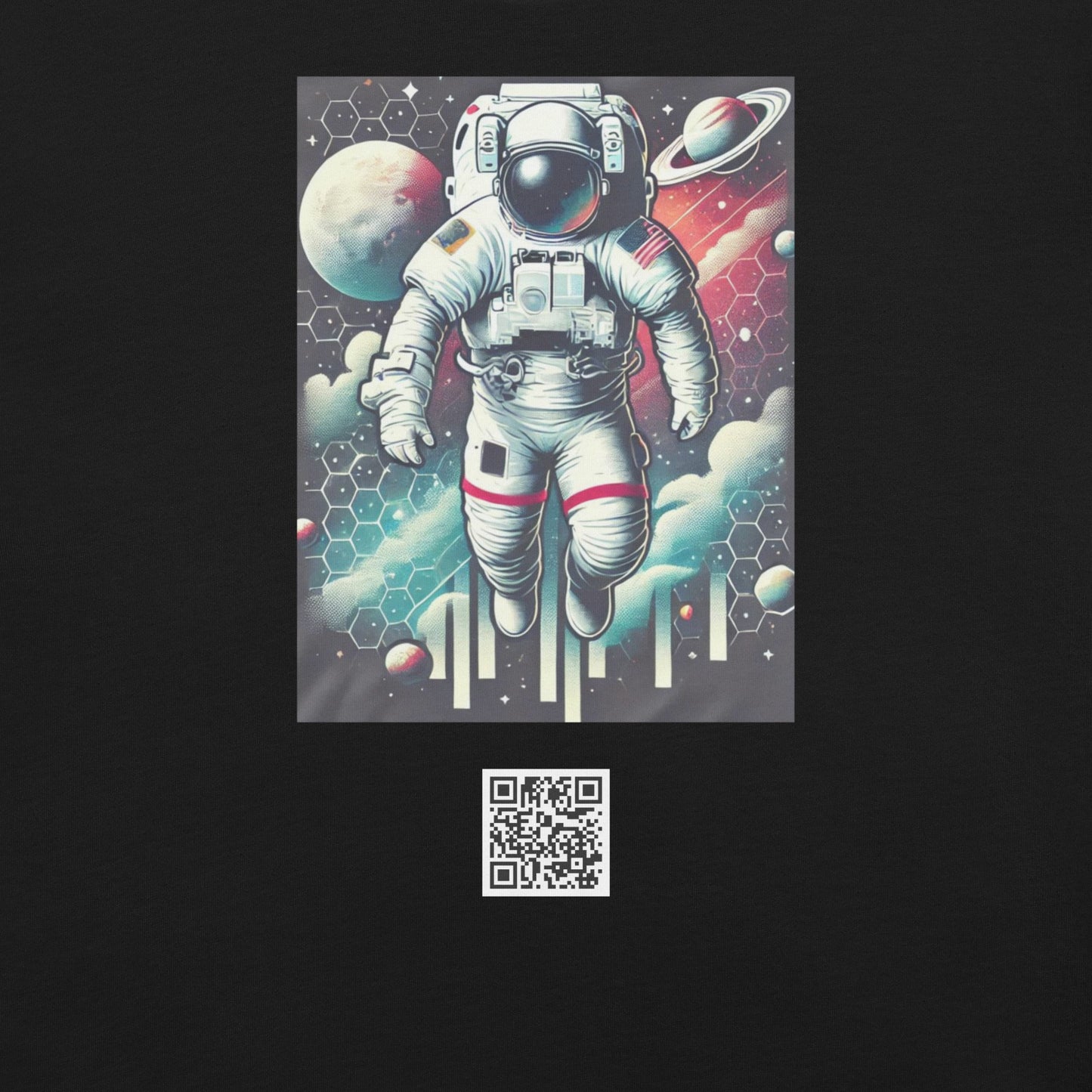 Augmented Reality Tee by Vibras - Astronaut Effect