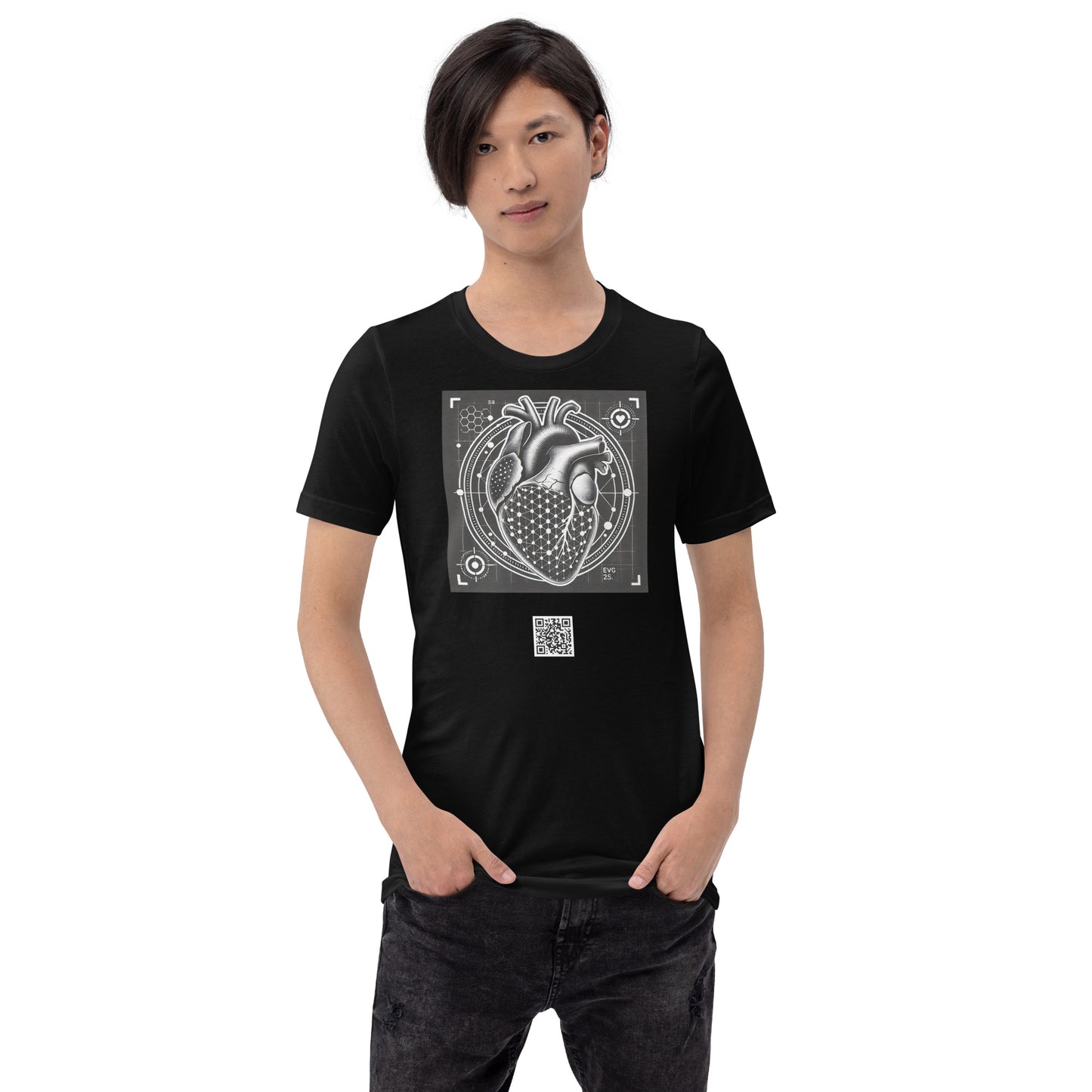 Augmented Reality Tee by Vibras - Heart Effect