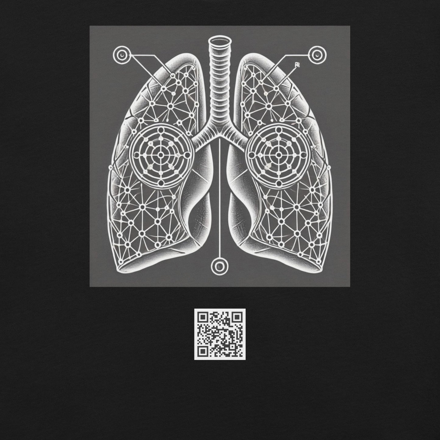 Augmented Reality Tee by Vibras - Lungs Effect