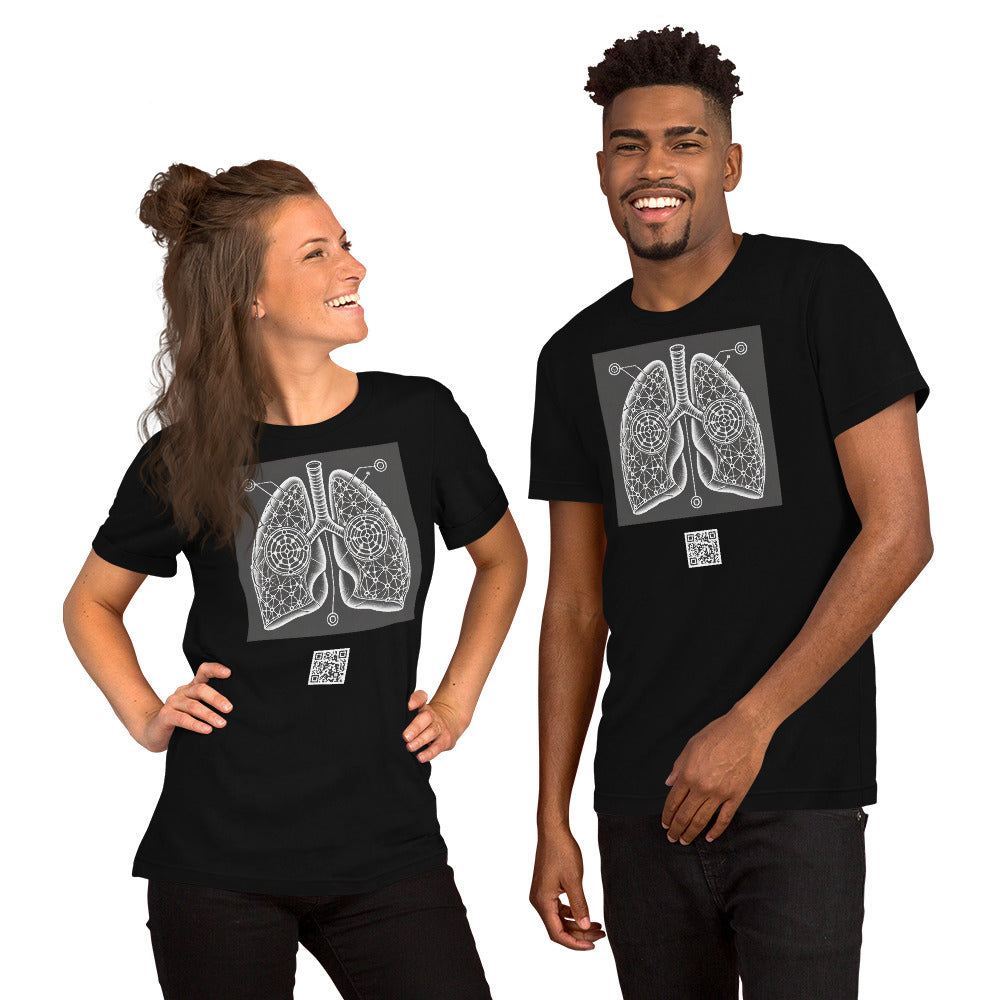 Augmented Reality Tee by Vibras - Lungs Effect