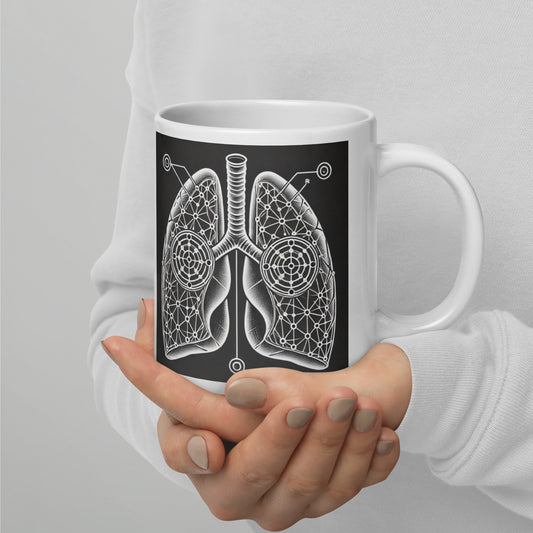 Mugs with Augmented Reality – Lungs Effect